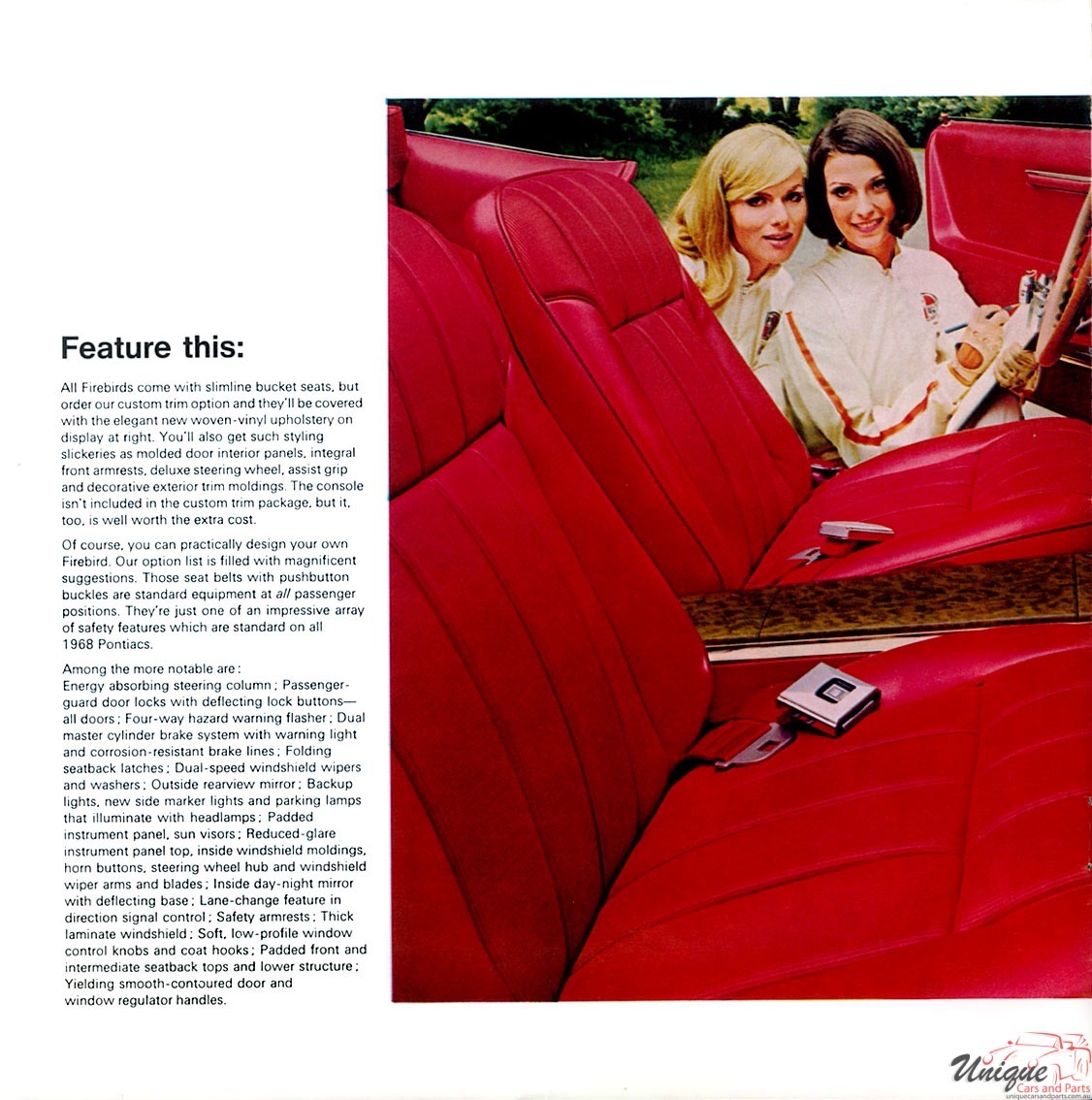 1968 Pontiac Firebird Brochure Page 3
